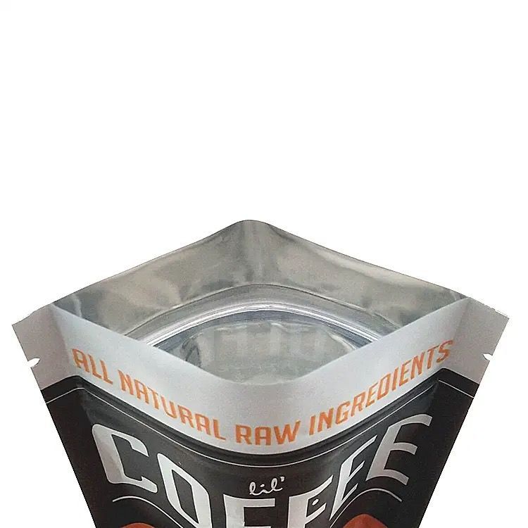 Aluminum Foil Stand Up Zip Lock Coffee Valve Packaging Bag - 2