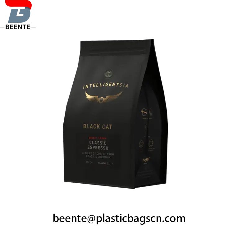 Bio Pla Biodegradable Coffee Bags With Valve And Zipper