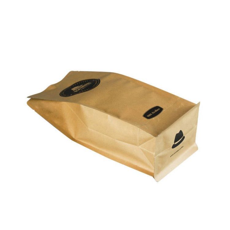 Συσκευασία κόκκων καφέ και φακελάκια καφέ Kraft με βαλβίδα - 1 