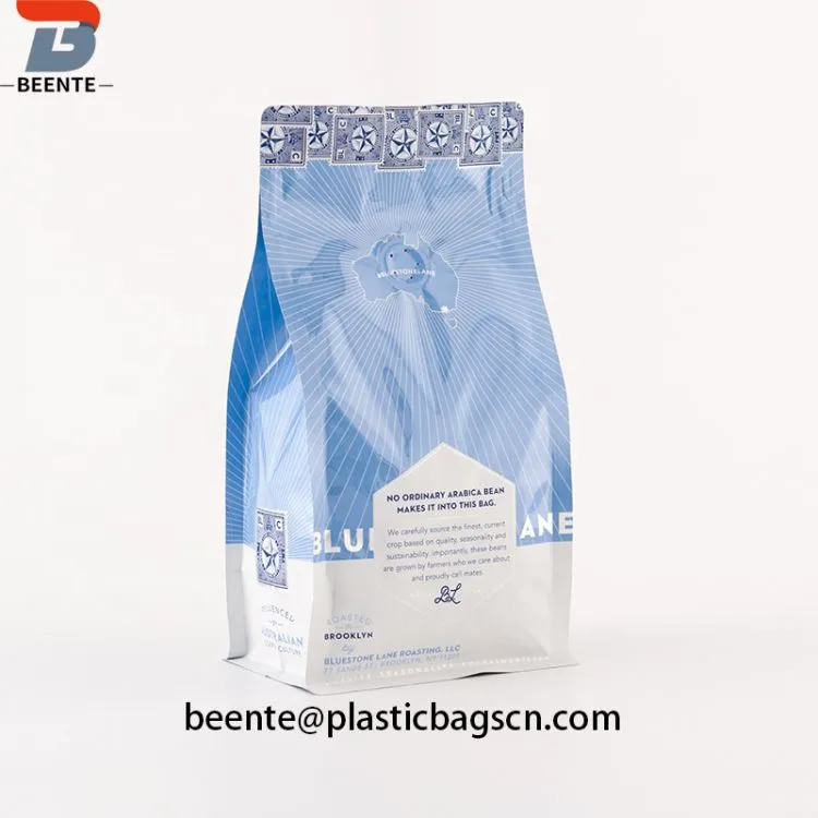 Custom Printed Standing Coffee Bag Packaging