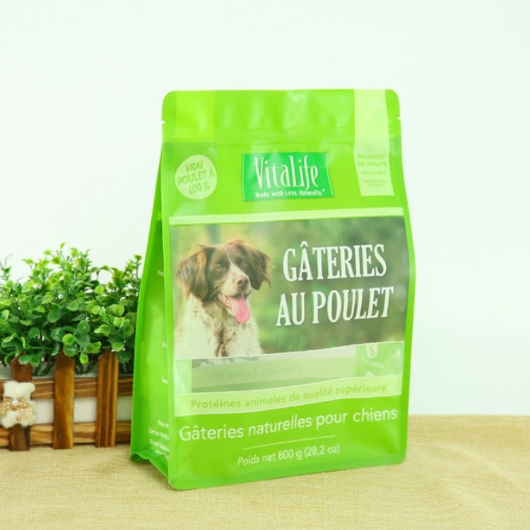 Σακούλες τροφών για σκύλους ανακυκλώσιμες και τροφές για κατοικίδια σε θήκη
