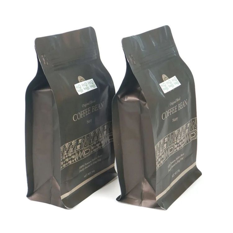 Συσκευασία επίπεδης βάσης Kraft Χαρτί φακελάκι τσαγιού Σακουλάκια συσκευασίας κόκκων καφέ - 1 