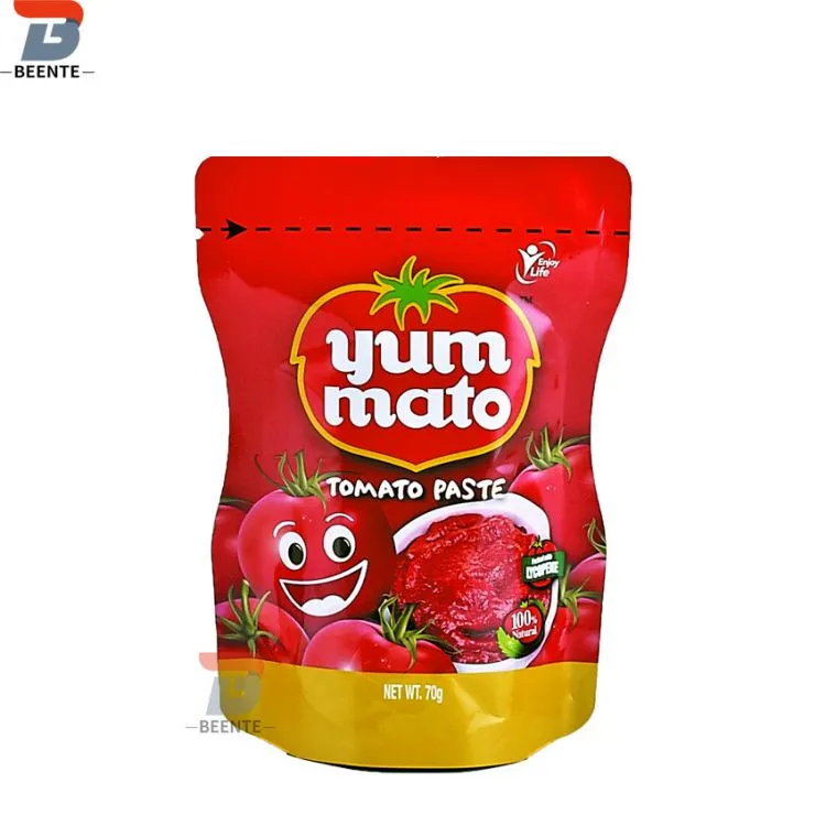 Heat Seal Stand Up Bags pour Tomato Ketchup