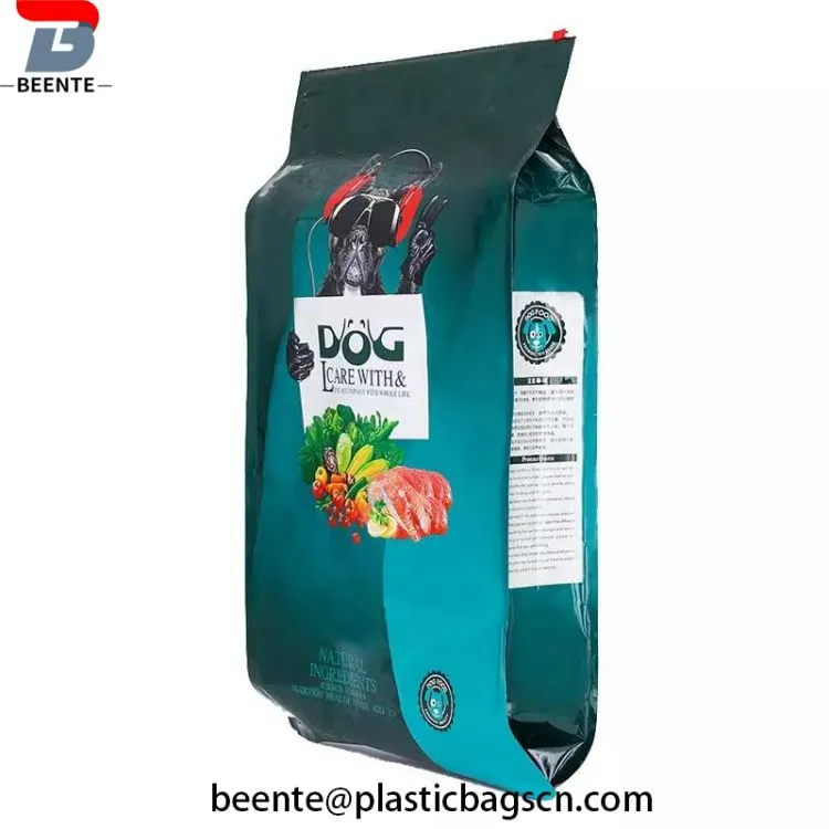 مینوفیکچرر تھوک 10 کلوگرام پلاسٹک بیگ کتے کے کھانے کا بیگ