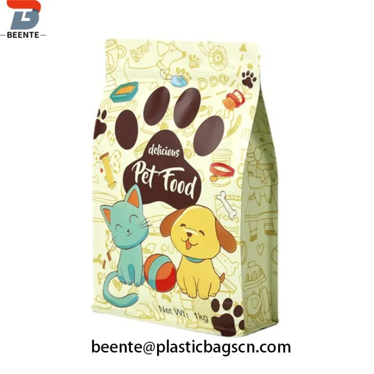 Pet Food Bag Almunium Folie Stand-Up Pouch