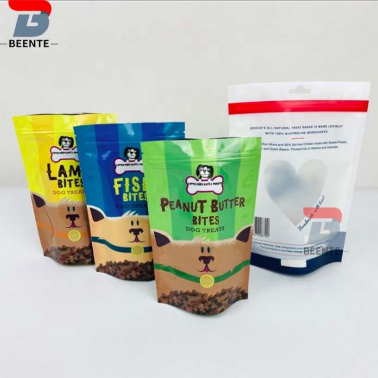 Pet Food Bag Plastic Cat Litter Packaging Bag Dog Treat Pet Food Packaging Stand Up Pouch