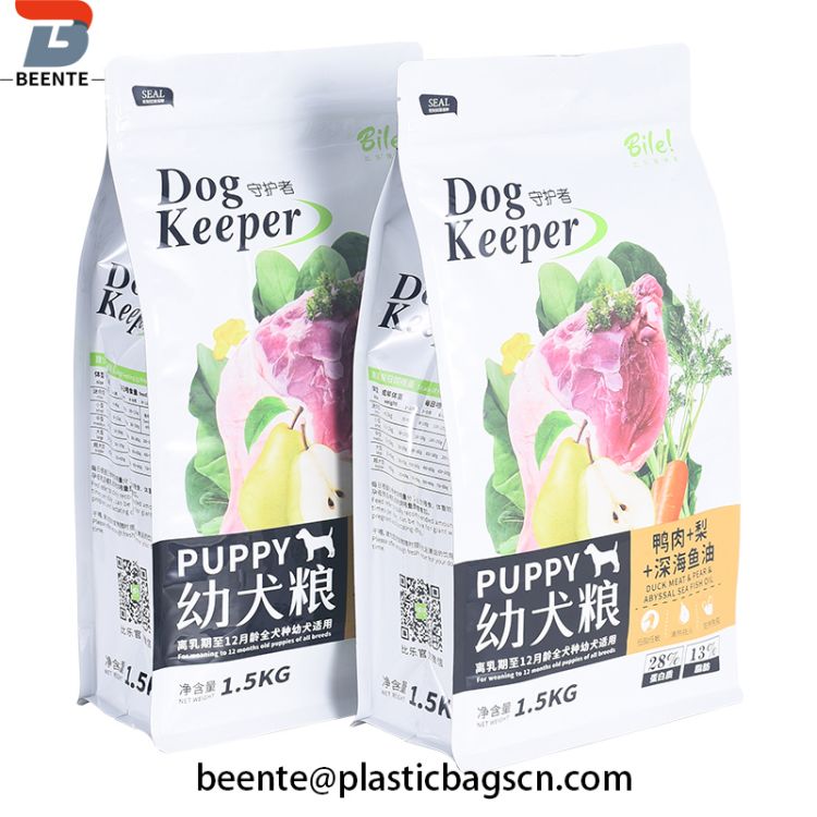 Пластиковий мішок для упаковки корму для домашніх тварин із принтом