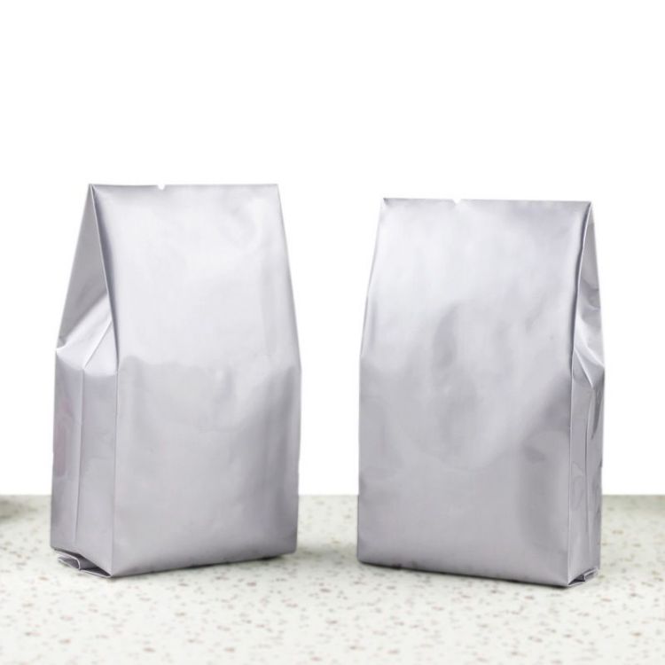 Τσάντες συσκευασίας καφέ από καθαρό φύλλο αλουμινίου, πλαϊνά Gusset - 3 