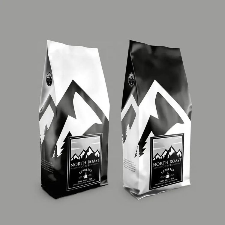Χονδρική σακούλες συσκευασίας καφέ Αλουμινόχαρτο Τσάντα συσκευασίας κόκκων καφέ - 1