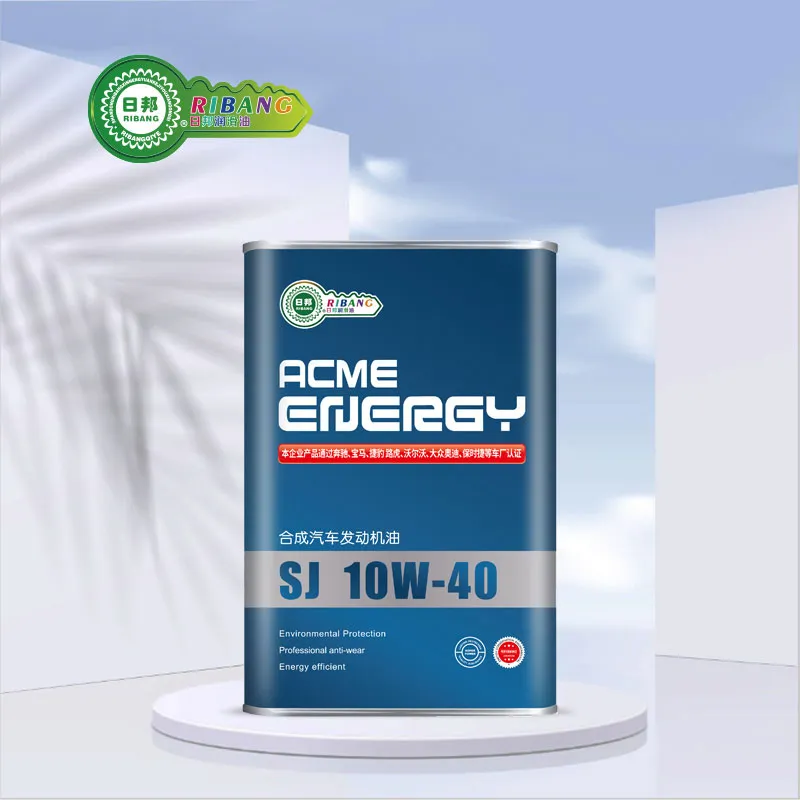 Sintesis SJ 10w-30 utawa 10w-40 Oil