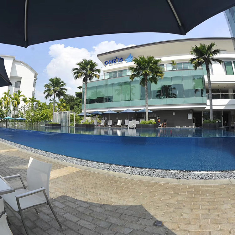 Hotel Borderless Acrylic Swimming Pool