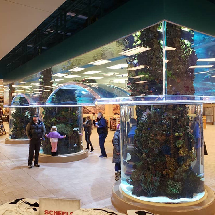Shopping Mall Acrylic Aquarium