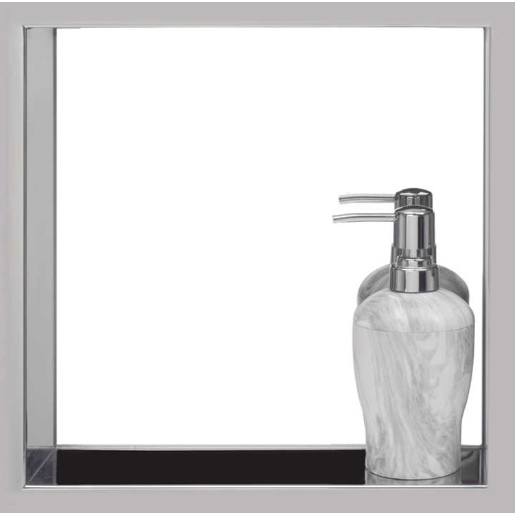 Spiegelpolierte quadratische Nischendusche für die Badezimmeraufbewahrung
