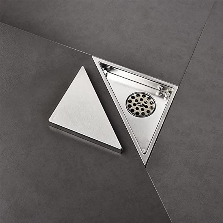 Stainless Steel Triangular Shower Floor Drain