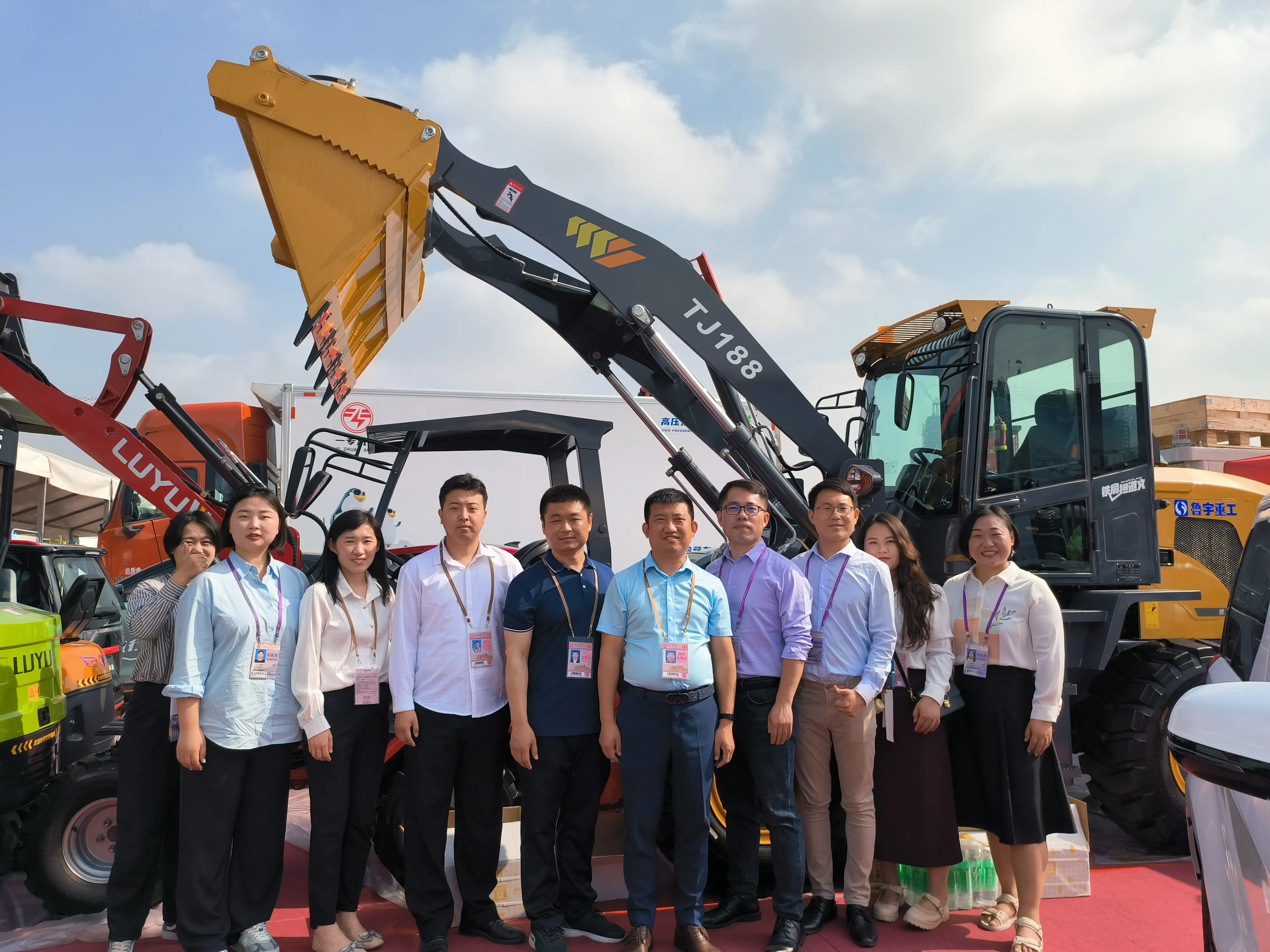 I macchinari LUYU della Fiera di Canton della 133 primavera hanno profondamente impressionato i visitatori