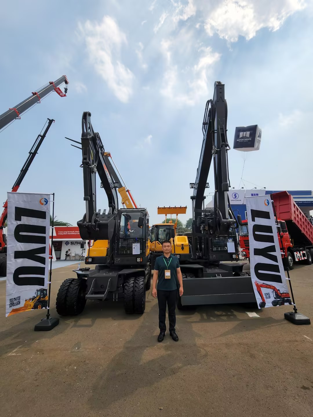 Luyu Loader Participated in the 2023 IEE Series Exhibition of Indonesian Construction Industry