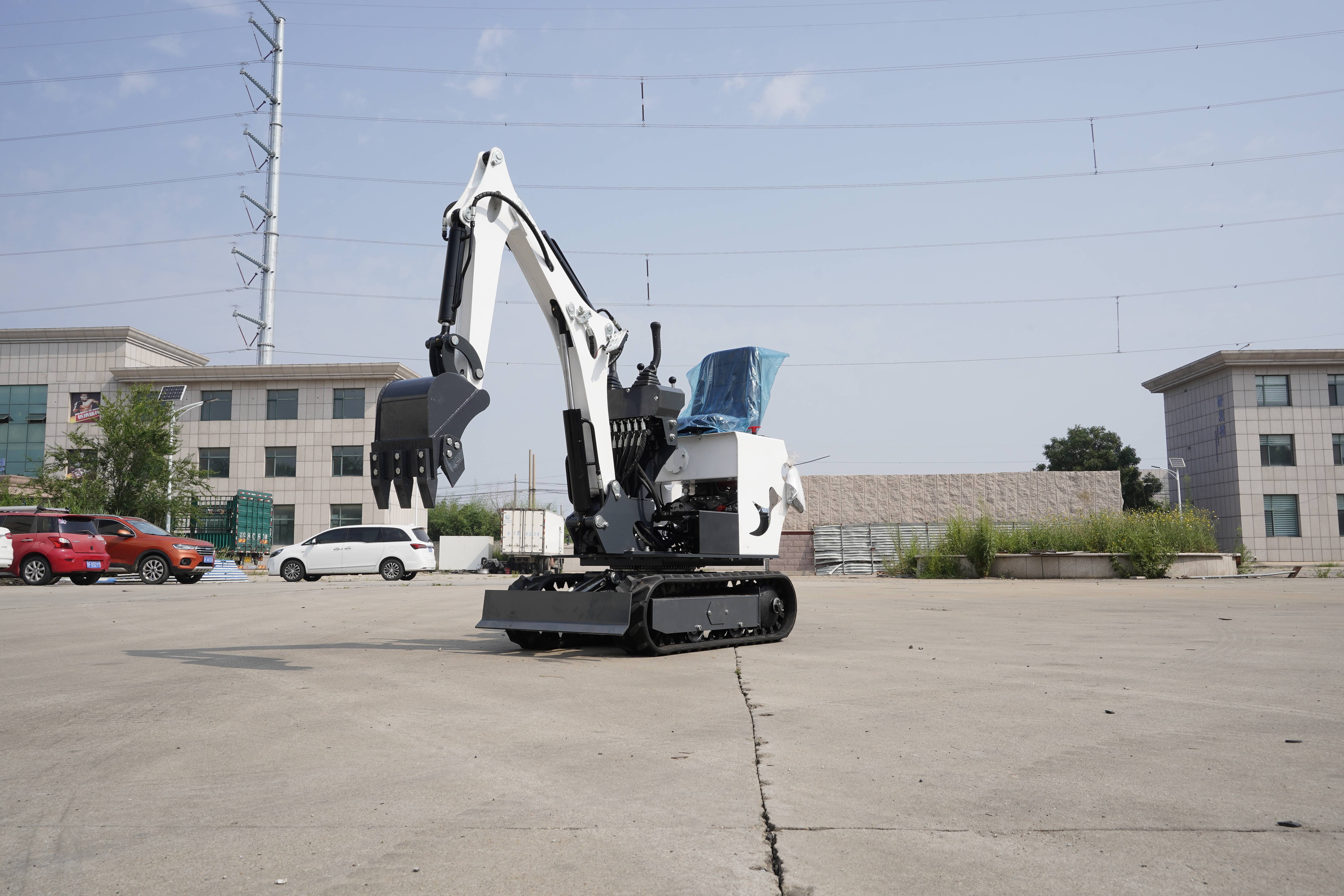 how to operate a mini excavator