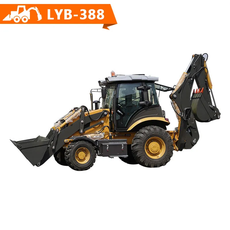 LYB-388 Center-pivot Backhoe Loader