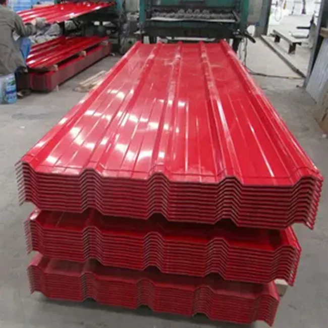 SECC Color Coated Galvanized Corrugated Sheet