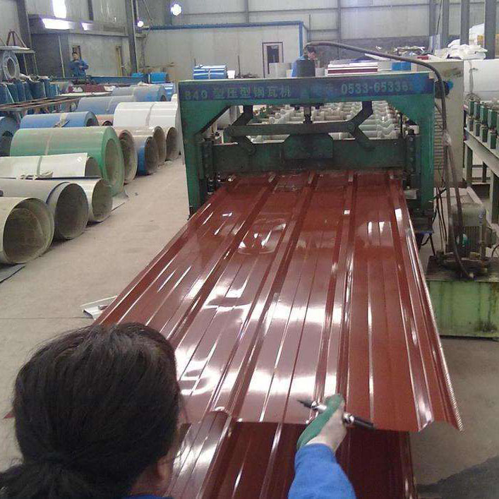SGCH SECD SECE Color Coated Galvanized Corrugated Sheet