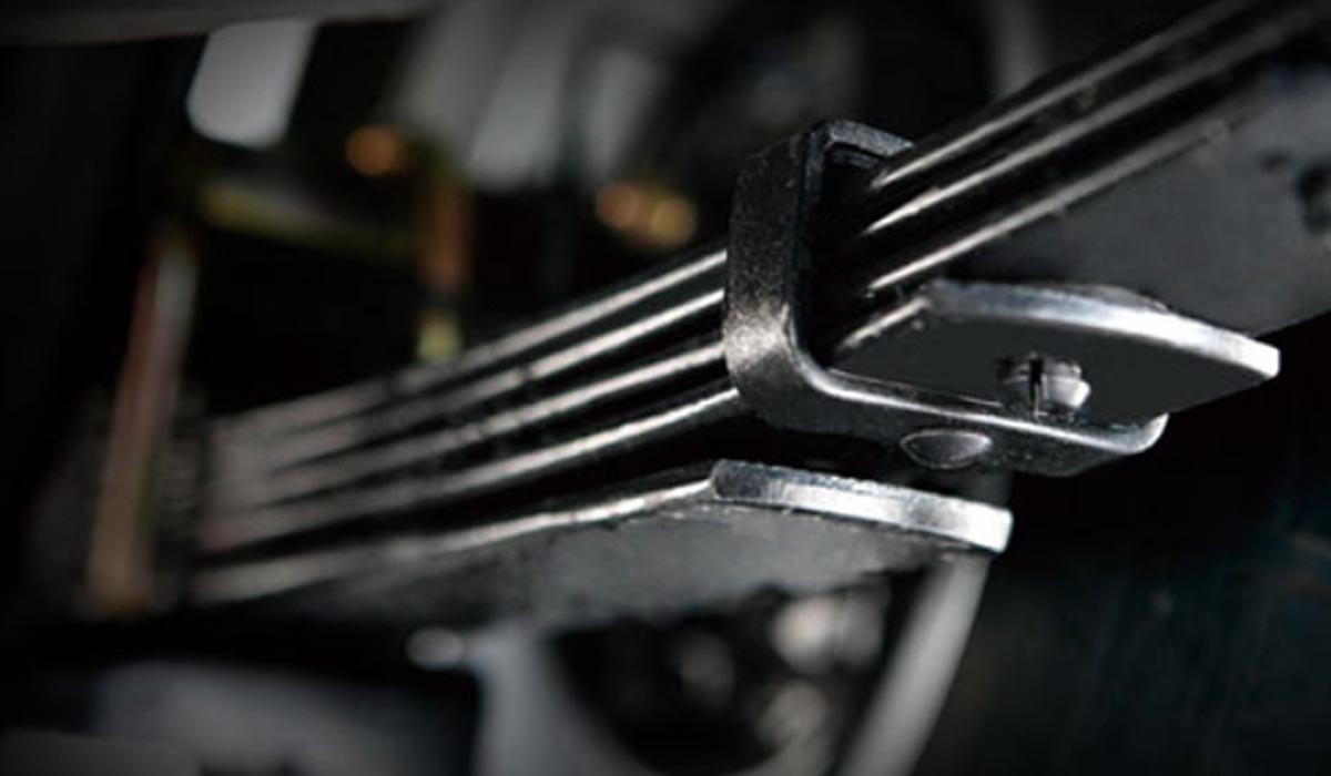 What is a leaf spring?