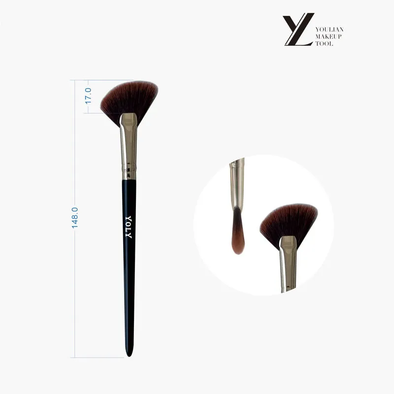 Semi Fan Shaped Highlight Brush