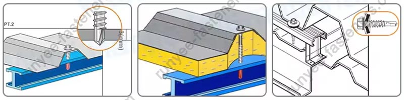 DIN7504K Hexagon Washer Head Self Drilling Screw