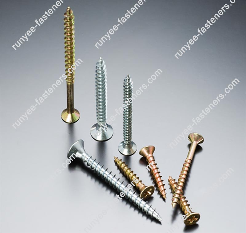 Phillips Countersunk Flat Head Chipboard Screw