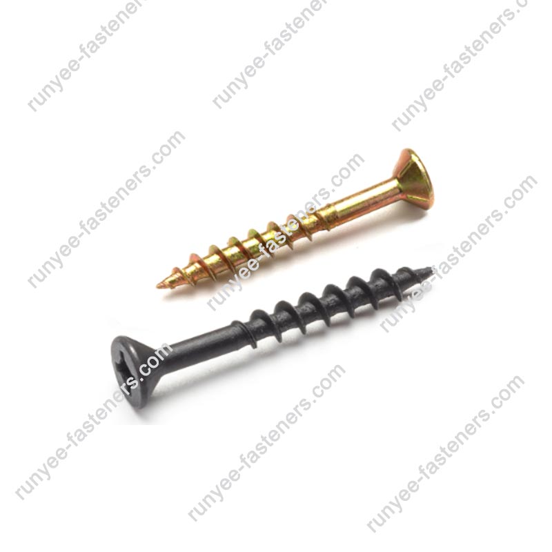 Phillips Wafer Flange Head Chipboard Screw Coarse Thread