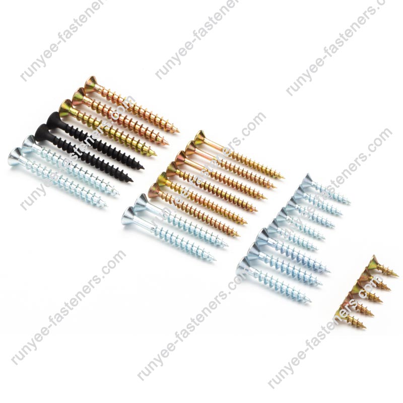 Phillips Wafer Flange Head Chipboard Screw Coarse Thread