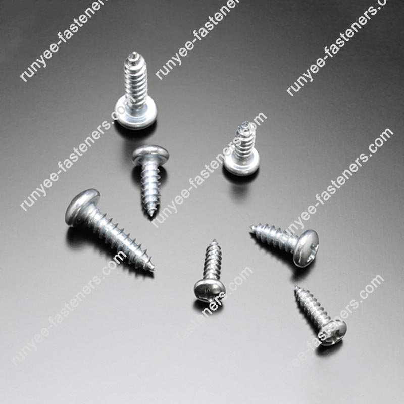 DIN7981 Phillips and Slotted Pan Head Self Tapping Screw AB Thread