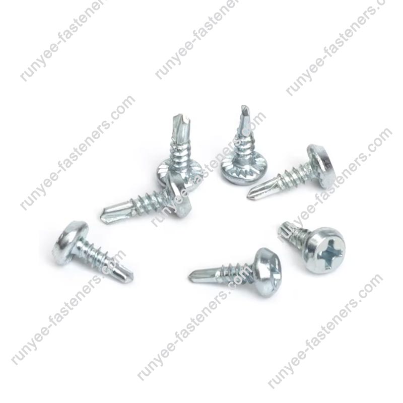 Phillips Pan Framing Head Self Drilling Screw With Serrations