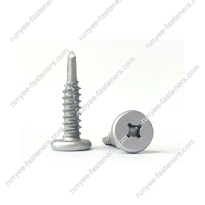 Phillips Pancake Head Self Drilling Screw Zinc