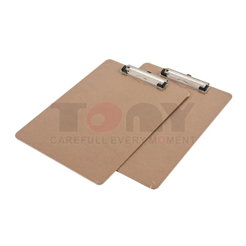 A4 MDF Clipboard with Flat Clamp