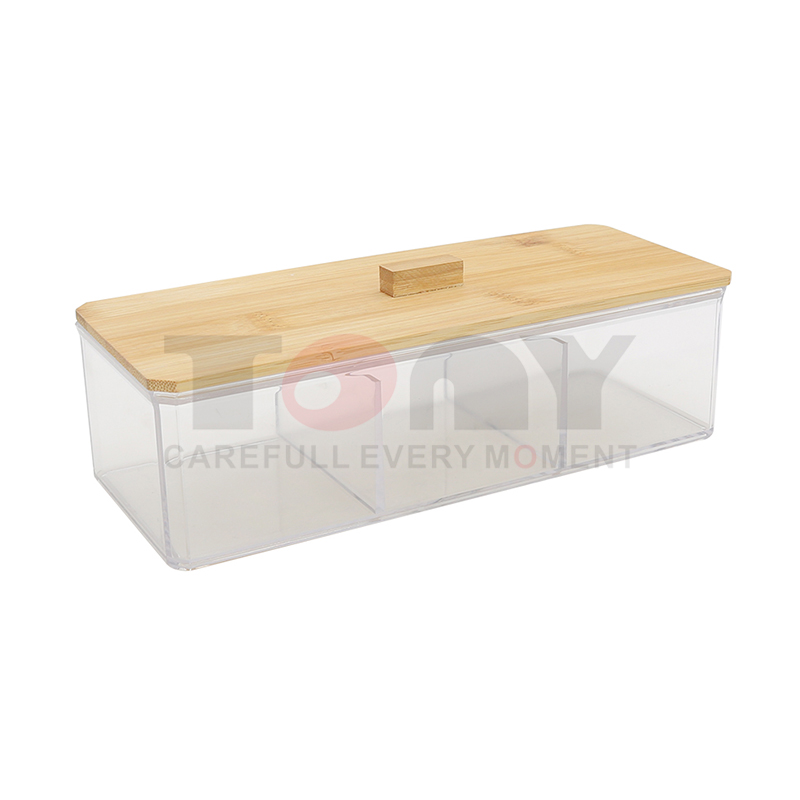 Storage Box with Bamboo Cover