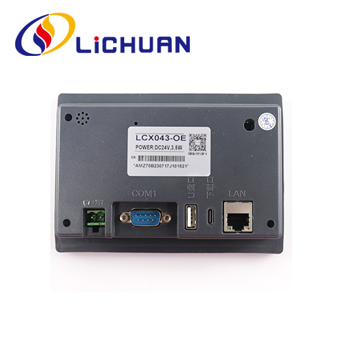4,3-Zoll-HMI-Ethernet-Touchscreen mit 2 seriellen Anschlüssen