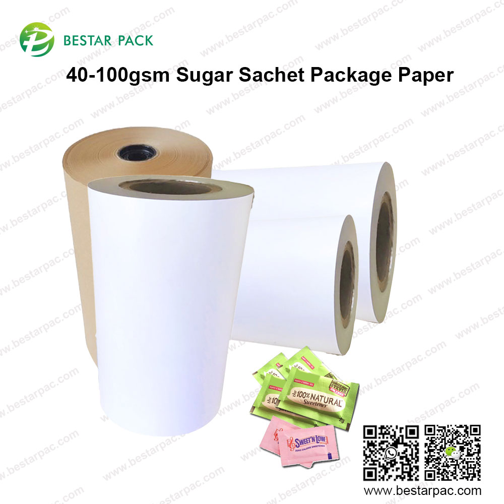 40-100gsm Sugar Sachet Package Paper