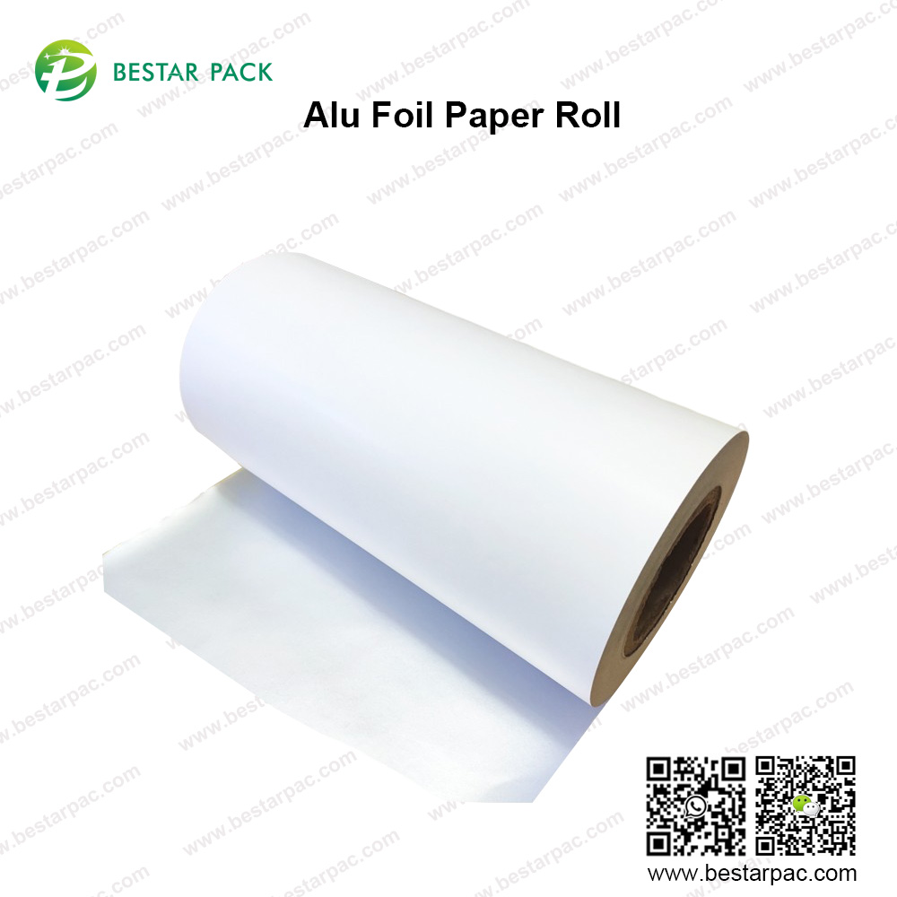 Рулон бумаги из алюминиевой фольги
