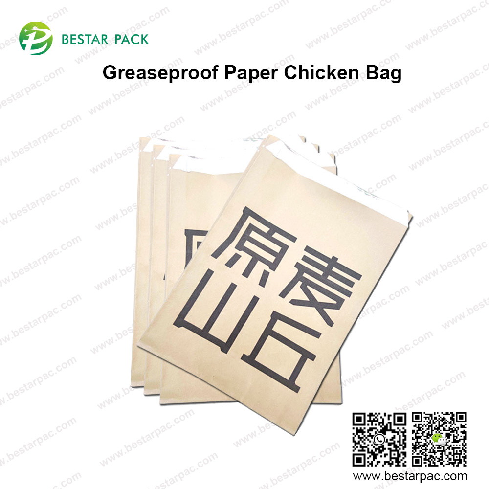 Bolsa de pollo de papel a prueba de grasa