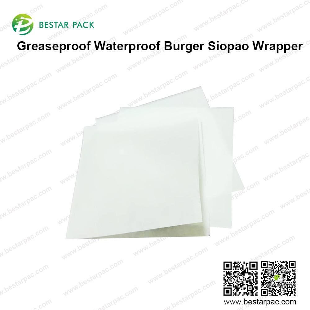 Жиронепроницаемая водонепроницаемая упаковка для бургеров Siopao