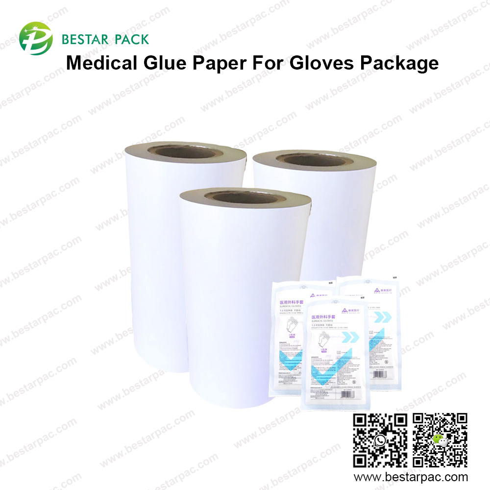 Медицинская клейкая бумага для упаковки перчаток
