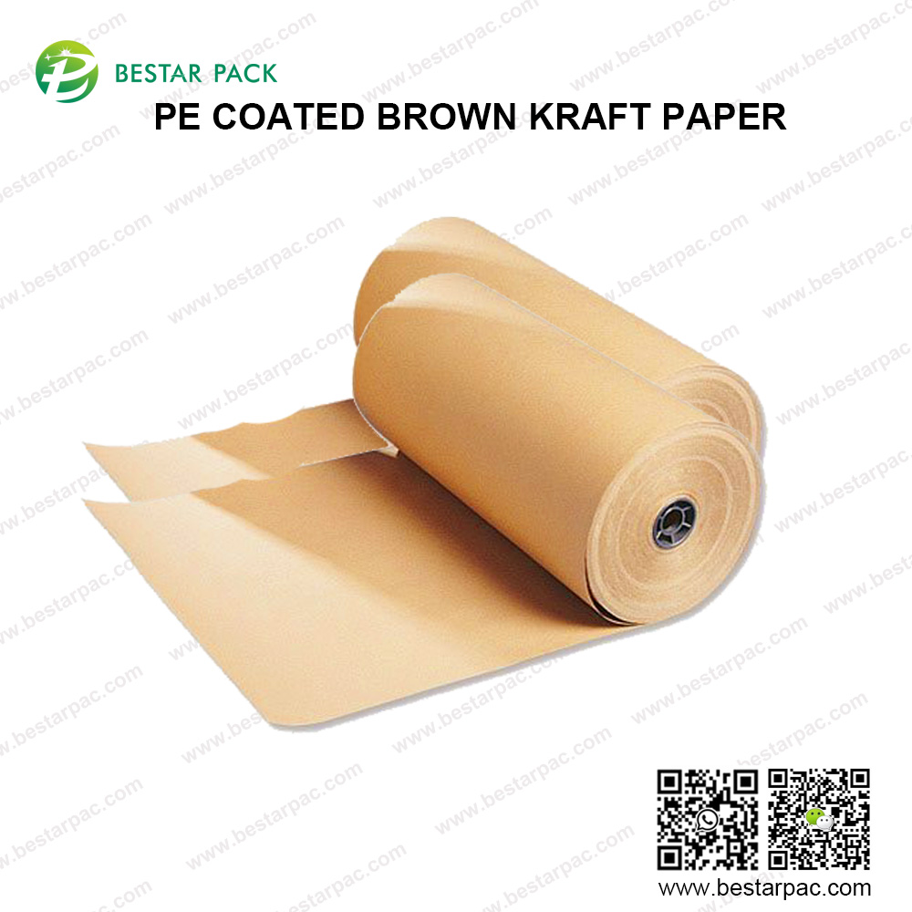 Крафт-бумага коричневого цвета с полиэтиленовым покрытием