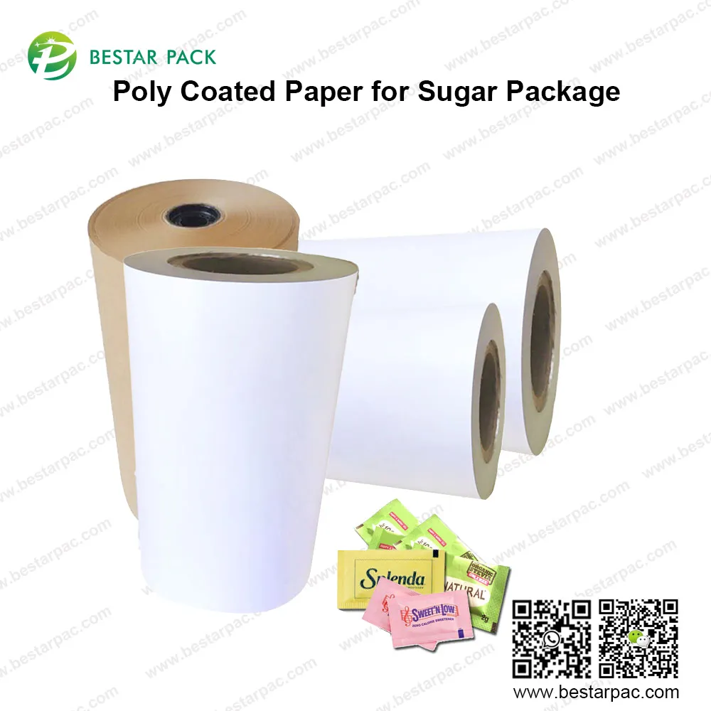 Papel poli revestido para pacote de açúcar