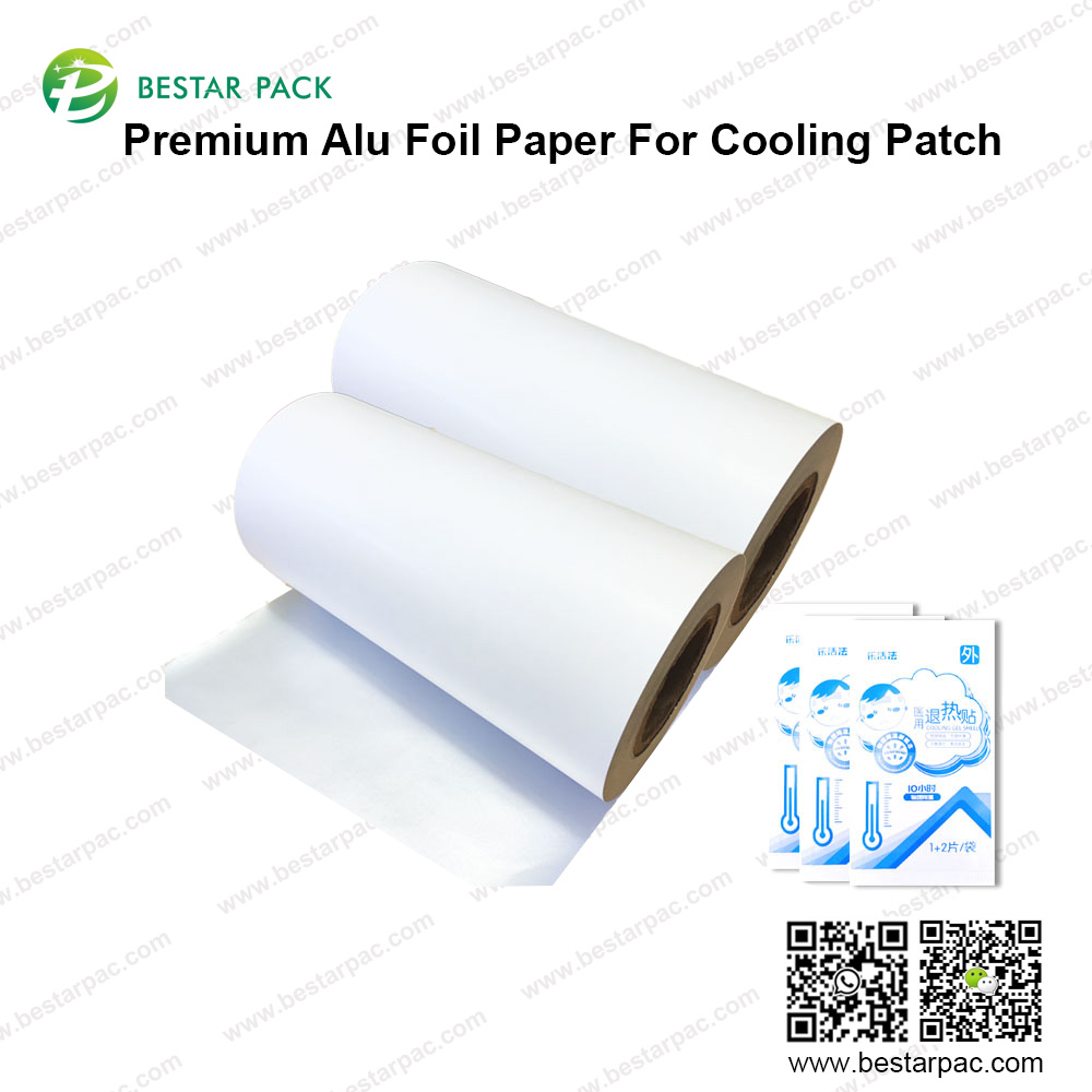 Бумага из алюминиевой фольги премиум-класса для охлаждающего пластыря