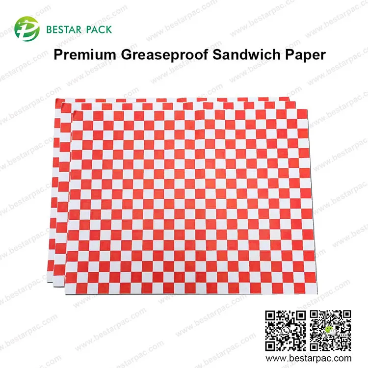 Premium na Greaseproof na Sandwich Paper