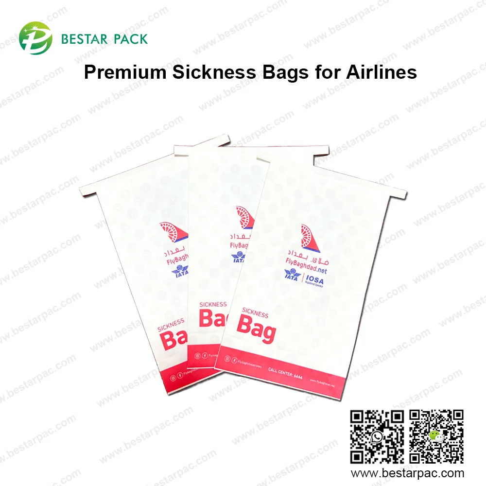 Premium Sickness Bags For Airlines