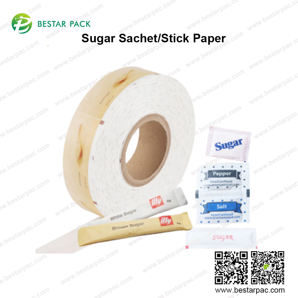 Sachet de sucre/papier adhésif