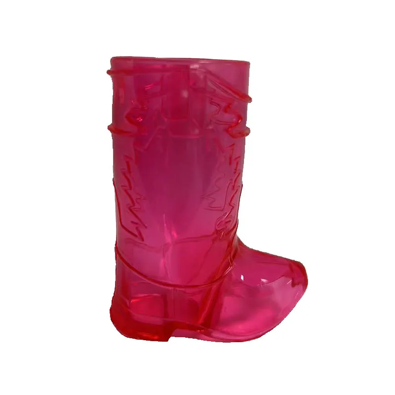 Plastic Cowboy Shot Glasses Boot Cups for Theme Parties