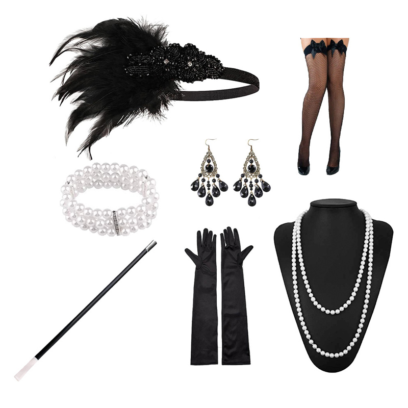 1920s Accessories Sets for Women Girls