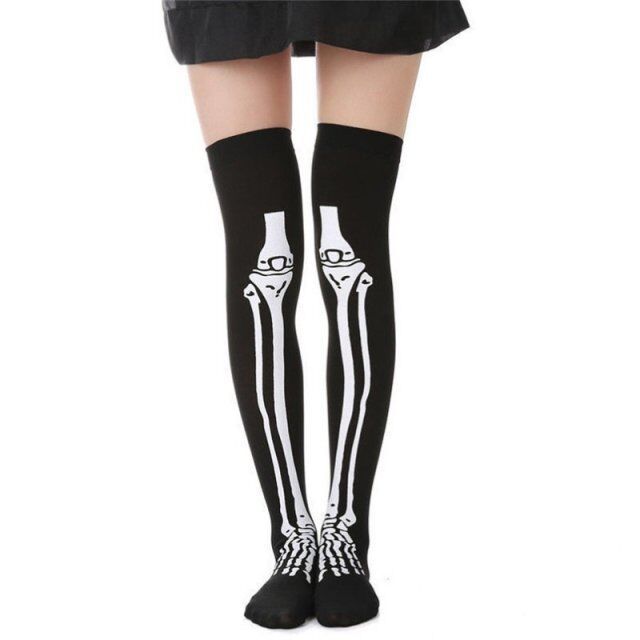 Halloween ghost festival bone stockings